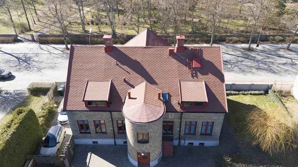 Råå papptak 300 m²