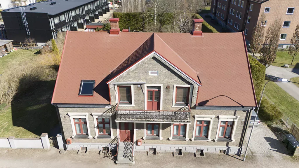 Råå papptak 300 m²