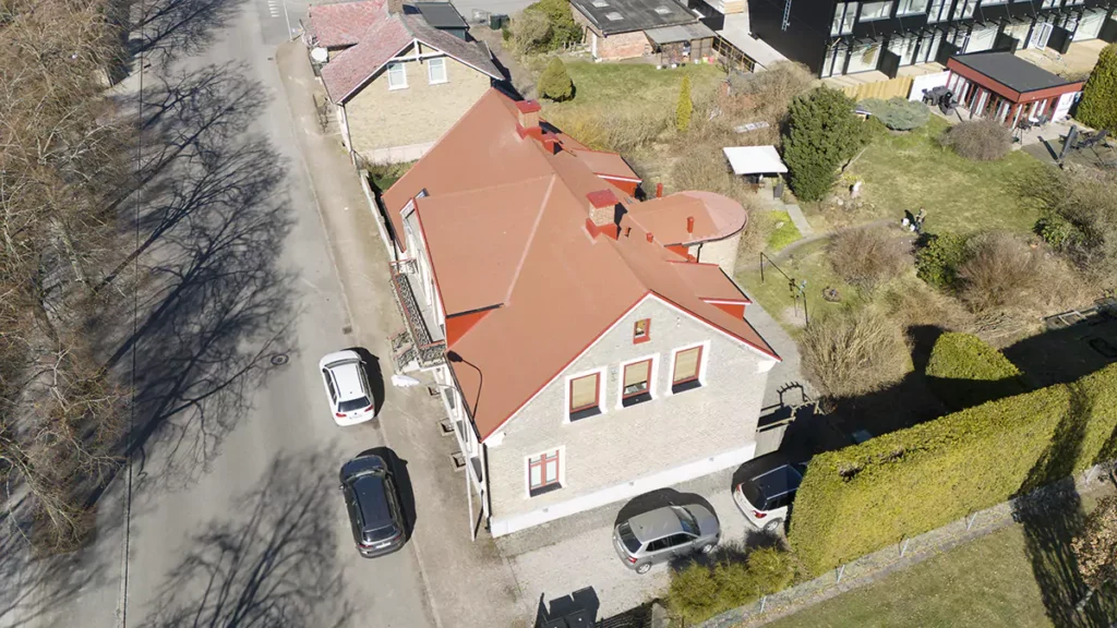 Råå papptak 300 m²