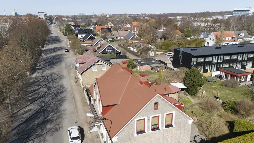 Råå papptak 300 m²